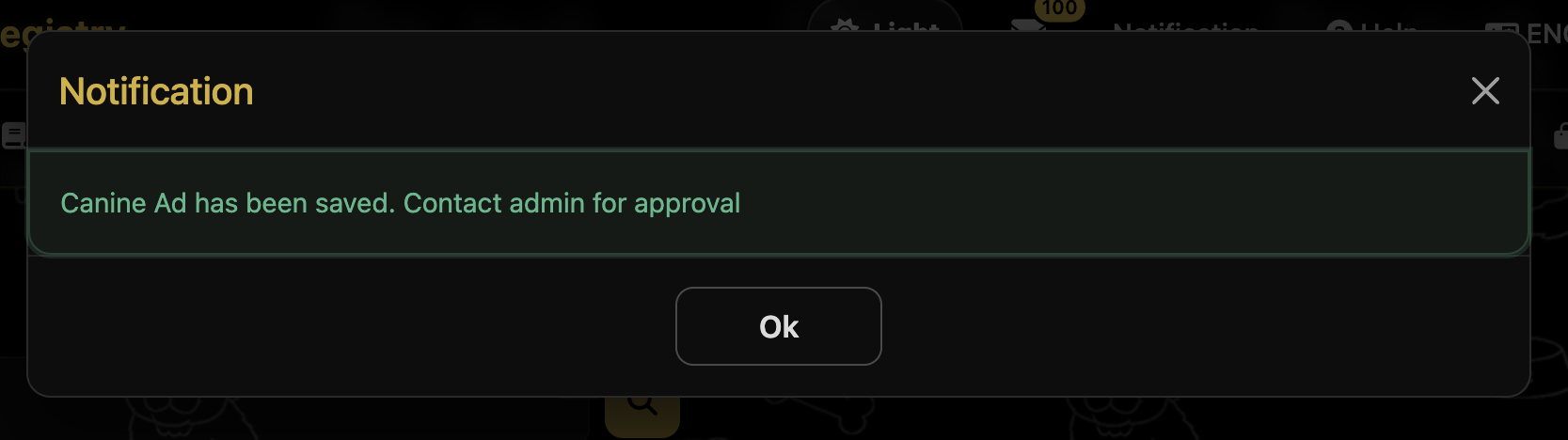 Notification