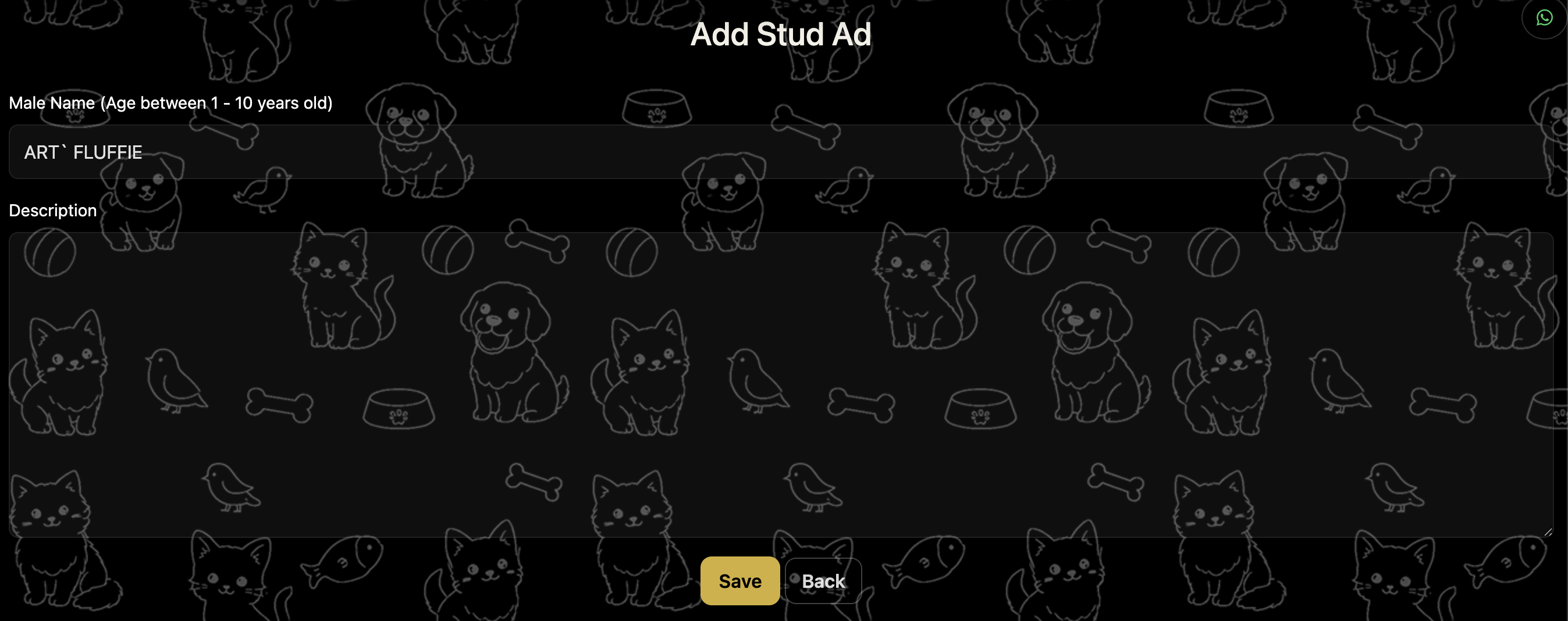 Add Stud Ad