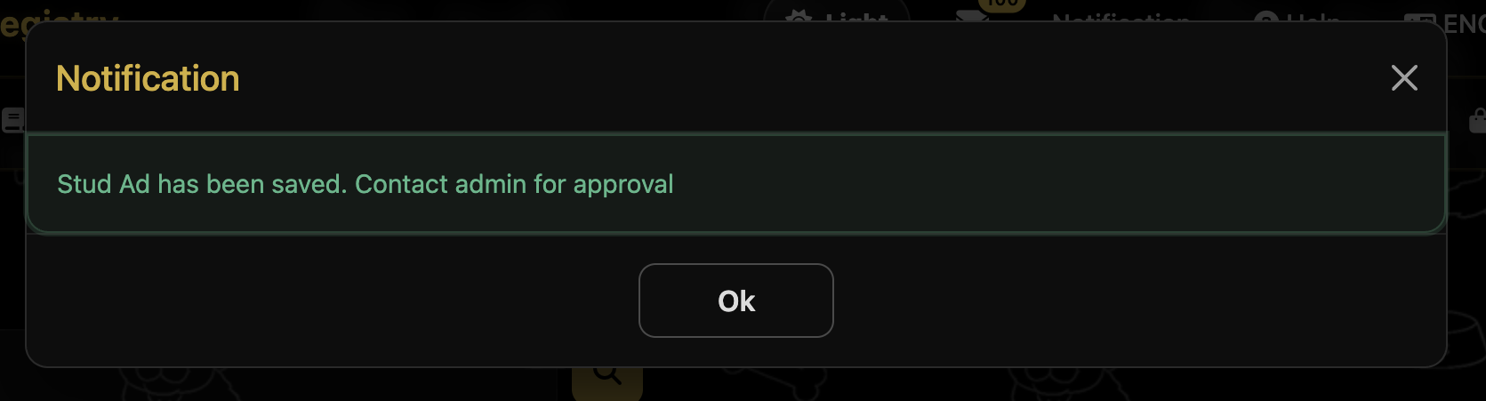 Notification