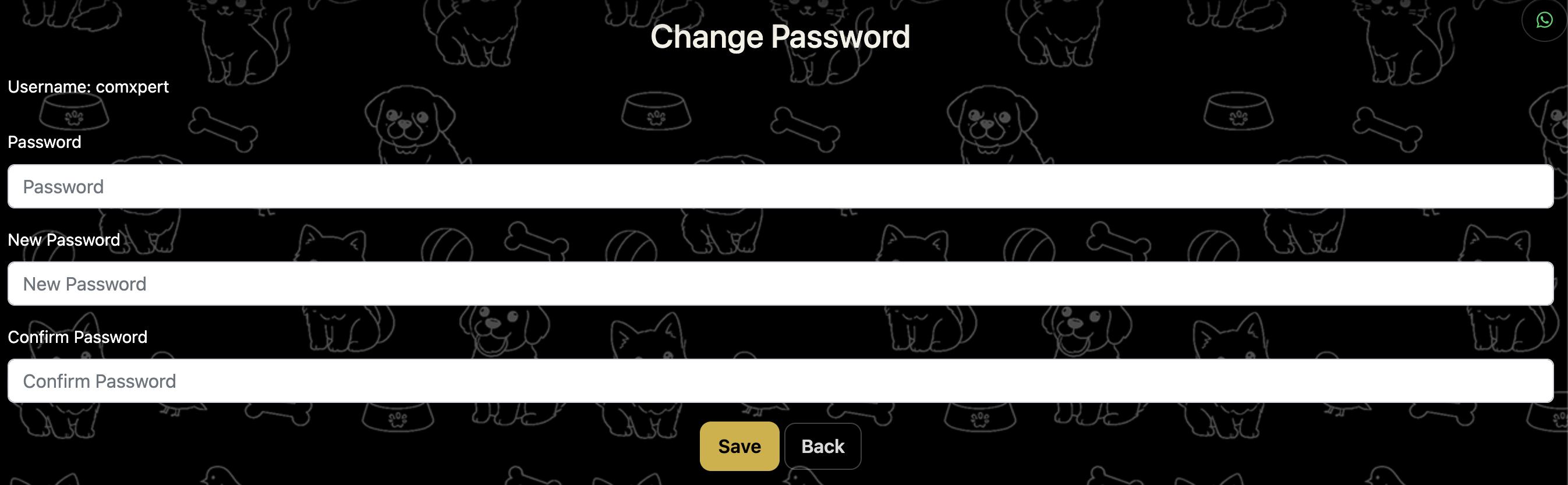 Change Password