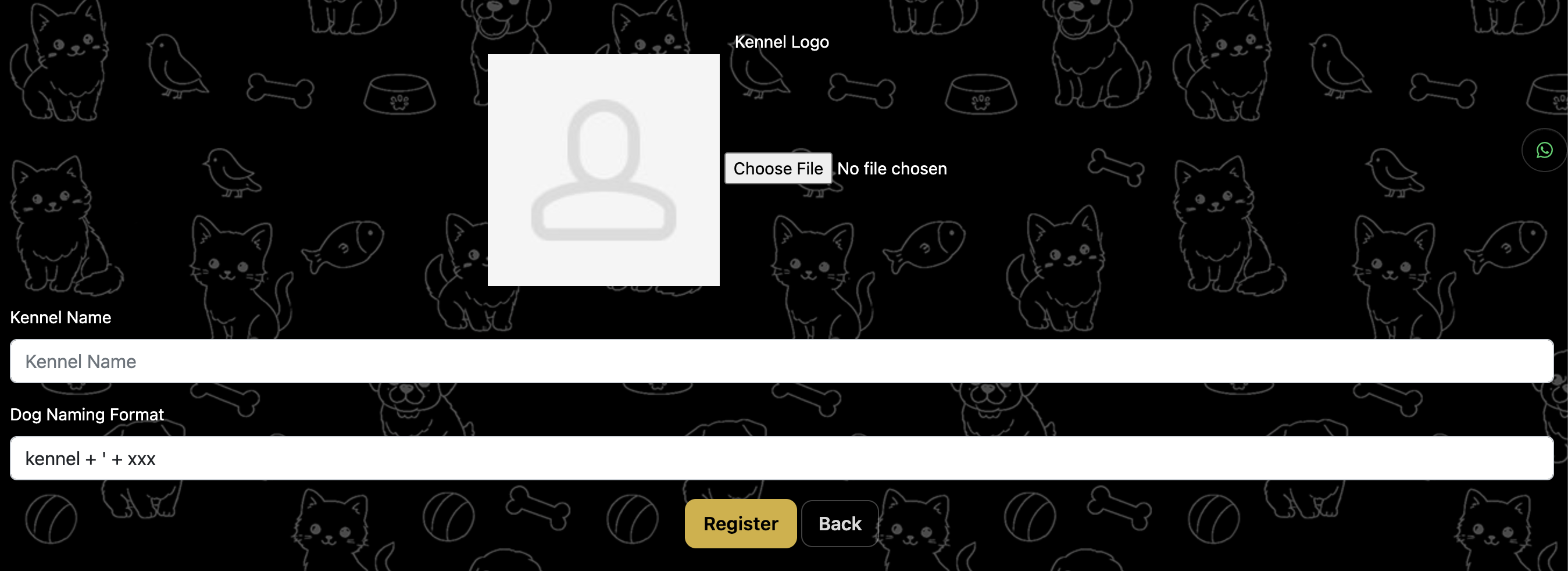 Registration Form