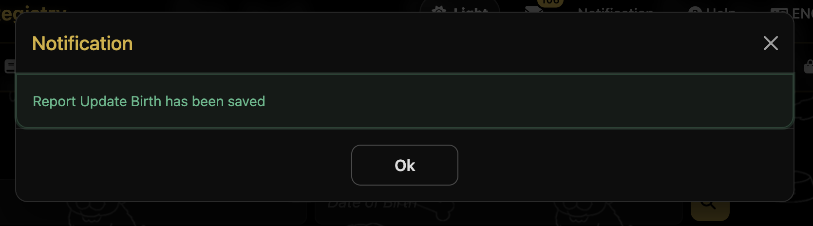 Notification